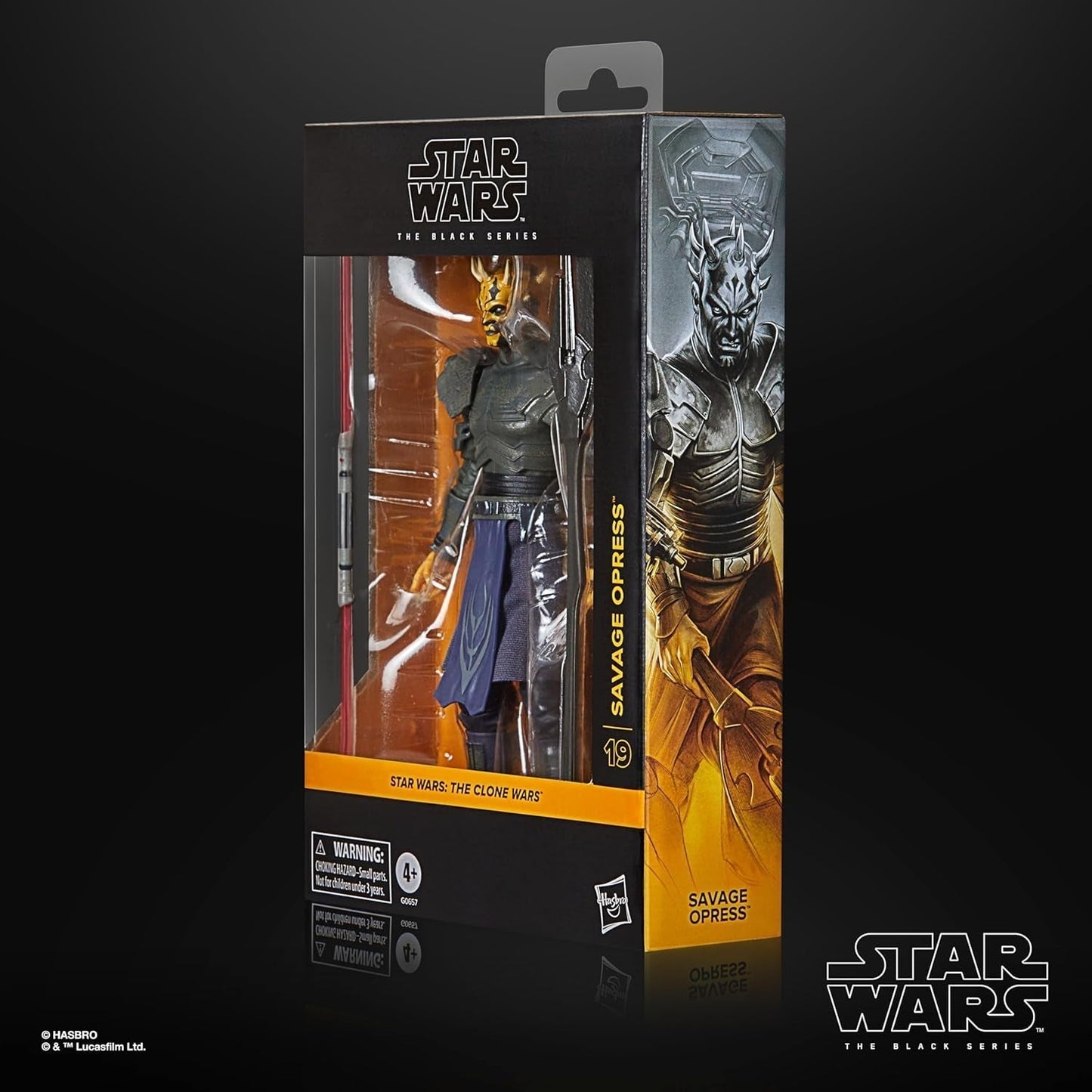 Star Wars Black Series Savage Opress, Star Wars: The Clone Wars Deluxe samlerfigur (15 cm) Actionfigurer Naty Shop
