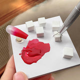 200 Stück Nail Art Schwamm Mit Metallgreifer, Sponge Nagel Pinsel, Nageldesign Tilbehør Schwammpinsel, Um Eine Varuandung Von Gradient Nail Art Patterns Zu Erstellen(Weiß?