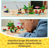 LEGO Animal Crossing Käptens Island Boat Tour, kreativt legetøj til børn med 2 minifigurer fra videospilserien inklusive Huschke, gave til piger og drenge fra 6 år 77048 Byggesæt Besuche den LEGO-Store
