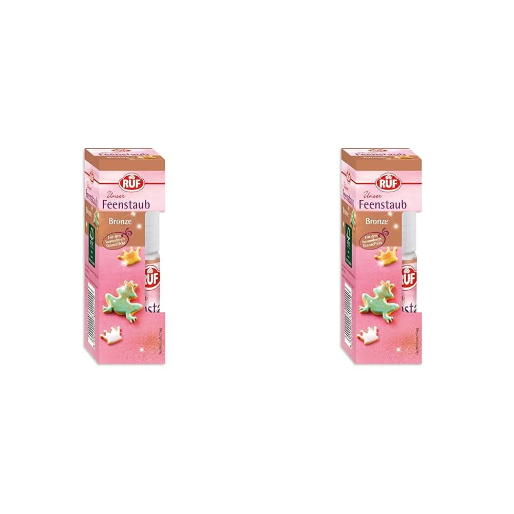 RUF Fairy Dust spiseligt glitterstøv i en pumpesprayflaske 10 gram sprinkles Naty Shop Bronze 2 x 10 gram