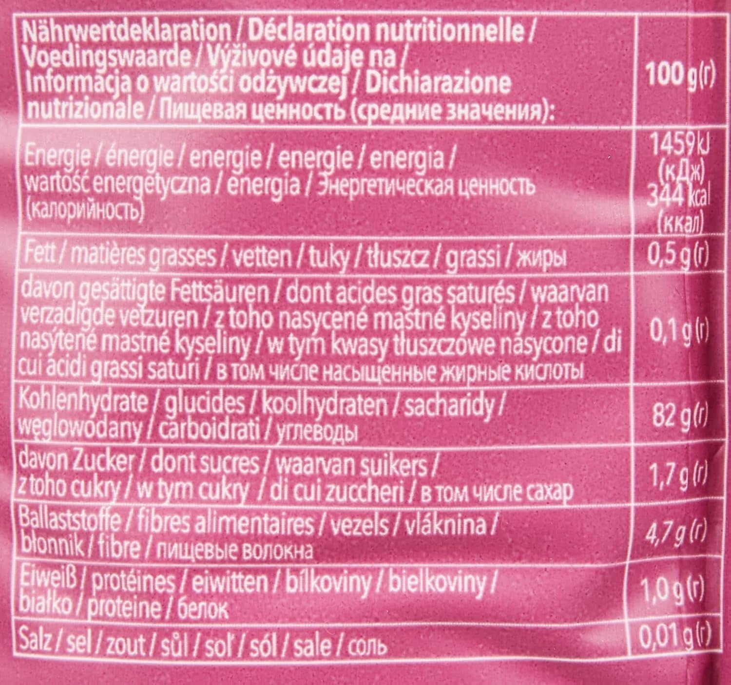 Mehl "Farine" - Basismehlmischung Glutenfrei 1Kg, 10Er Pack Blanding til bagning og madlavning Naty Shop