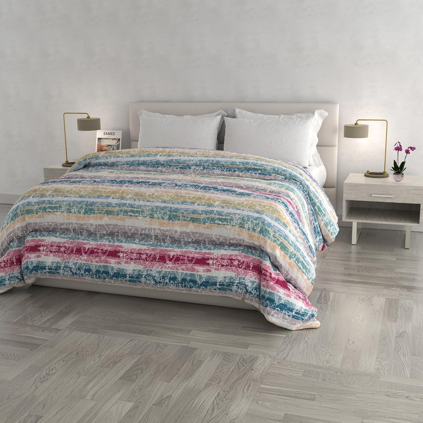 Moderigtigt vinterdyne, Firenze, 260X260Cm Dyner og dyner Naty Shop Lines of love 260X260Cm
