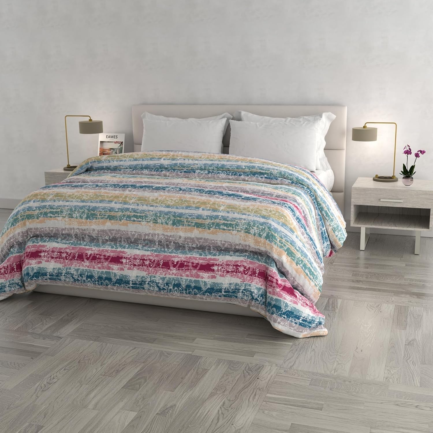 Moderigtigt vinterdyne, Firenze, 260X260Cm Dyner og dyner Naty Shop Lines of love 260X260Cm