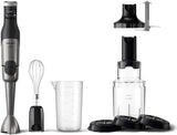 Philips 5000-Serie Stabmixer - 1200W Leistung. Promix-teknologi. Led Geschwindigkeitsanzeiger. Stufenlose Geschwindigkeitseinstellung. Kompakt design. Leicht Zu Reinigen. Schwarz (HR2681/00) Kitchen Naty Shop + Schneebesen, Spiralizer, Xl-Zerkleinerer