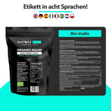 Naturkost - Bio-Inulin 1 Kg | Aus Agave | Natürliches Präbiotikum Sweeteners Naty Shop