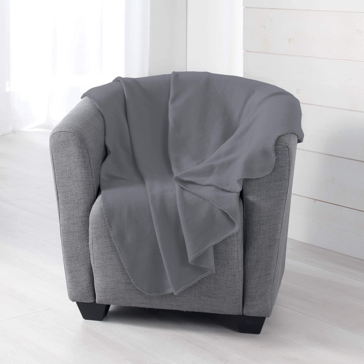 Douceur D'Intérieur, Milou antik pink fleece tæppe, 125 X 150 Cm Senge og tæpper Douceur d'Intérieur antracit 125 X 150 Cm