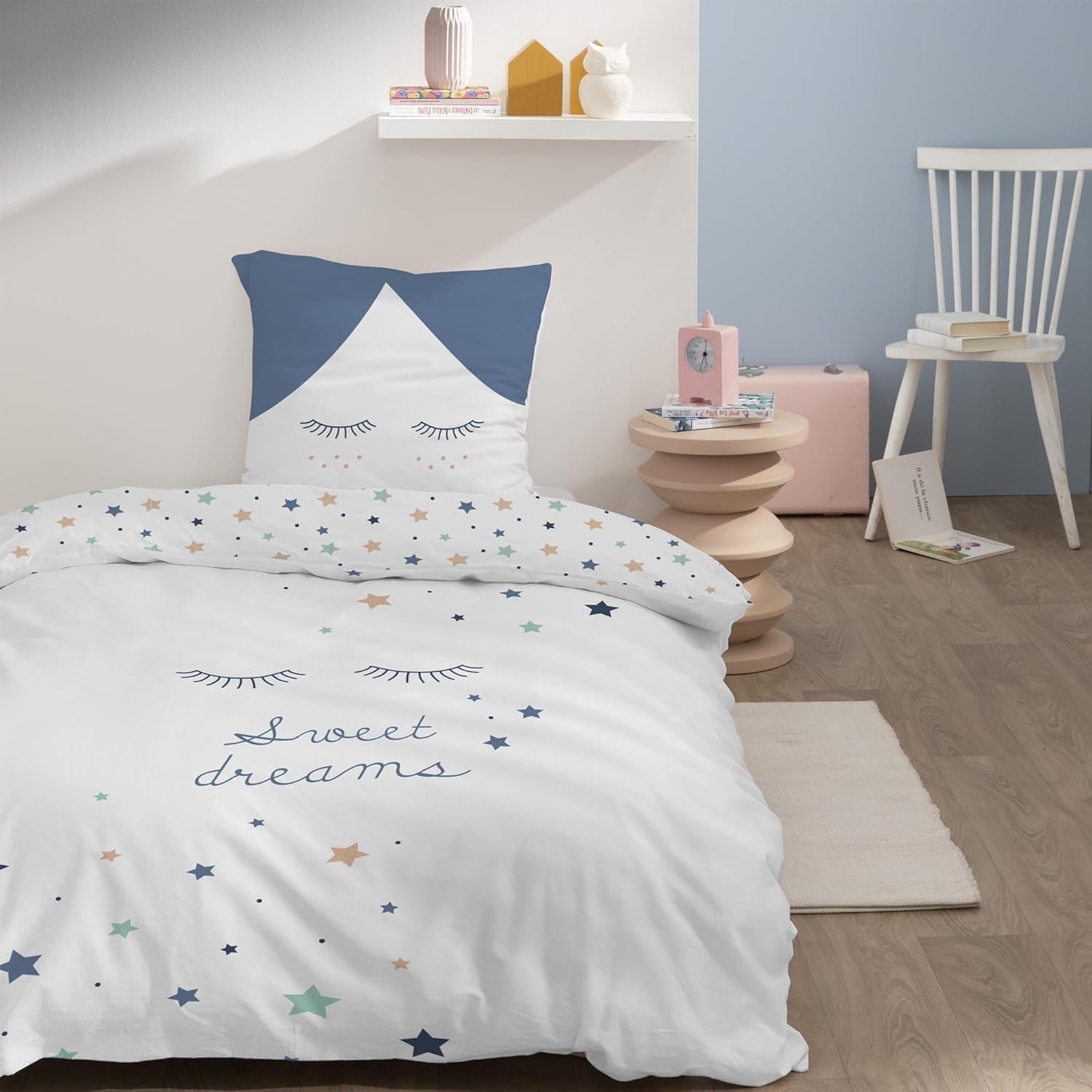 Sengesæt til børn, vendbart, Stars Sengetøj - børn Naty Shop