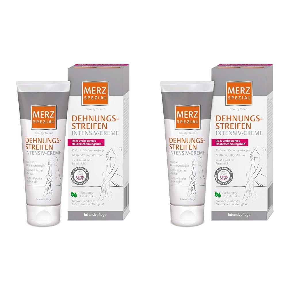Merz Spezial, Intensiv creme til strækmærker, 75 ml Naty Shop Cosmetics and Beauty Set 2 stk (2 x 75 ml)