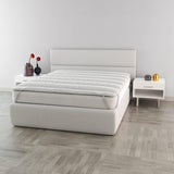 Italiensk sengetøj Elegant quiltet topper, hvid, dobbeltdyner og dyner Naty Shop 160X195