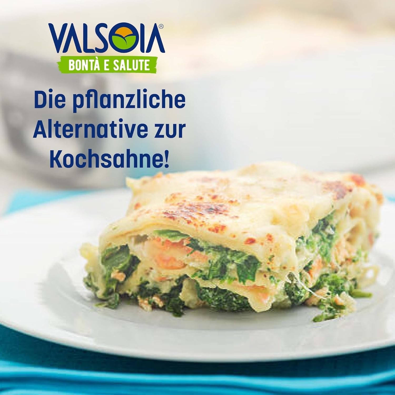 Condisoia creme, ideel madlavningscreme til personer med laktoseintolerance, veganere og vegetarer, alsidig i køkkenet, 6 x 200 g