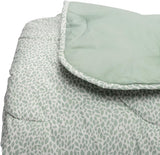 Foppapedretti Notte & Natura salvie kronblade quilt, betræk, 100% bomuld, lavet i Italien Dyner og dyner Naty Shop
