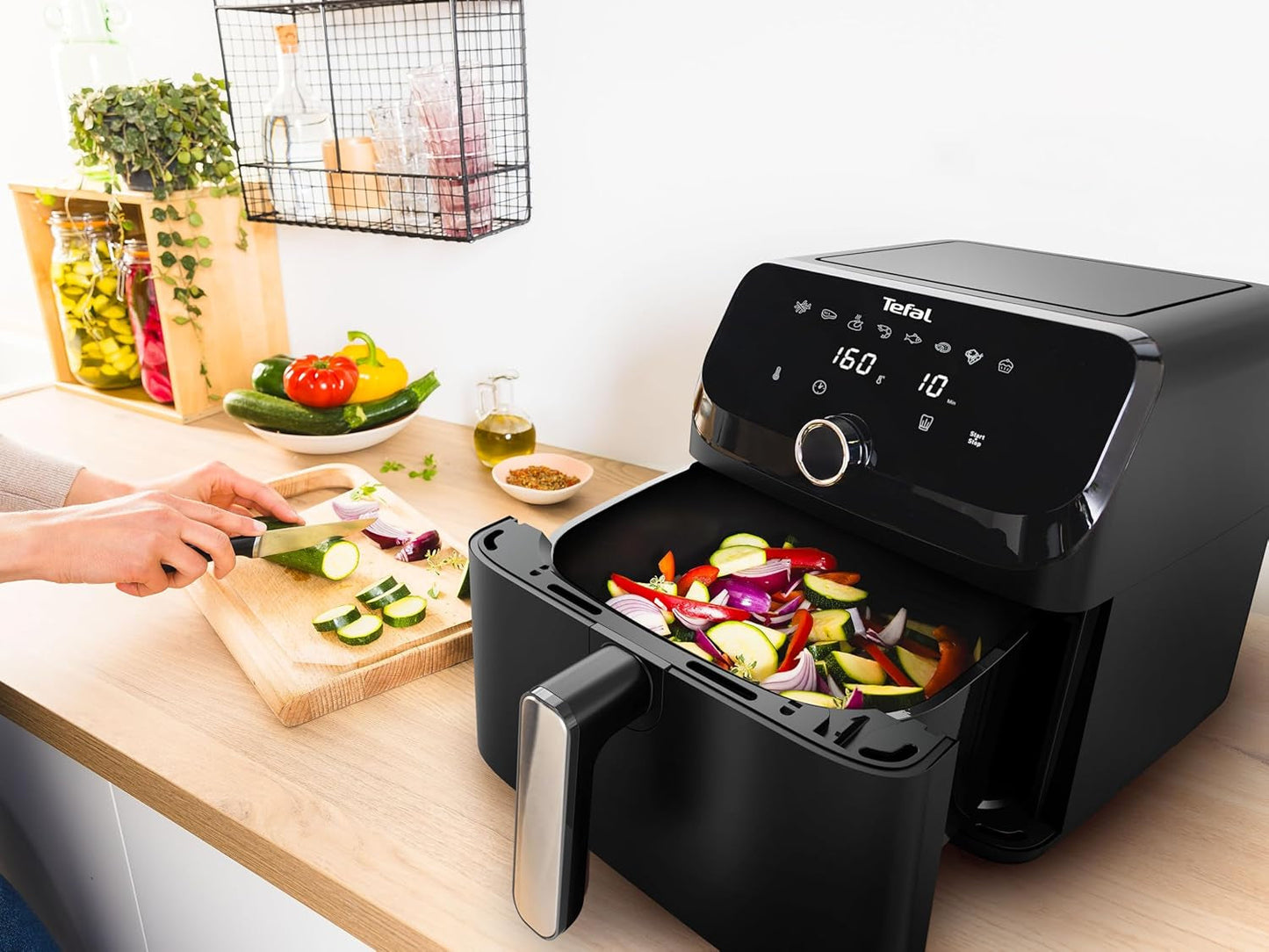 Tefal Easy Fry Mega Hot Air Fryer, 7,5 liters kapacitet, op til 8 personer, EY8558E0 Appliances Naty Shop