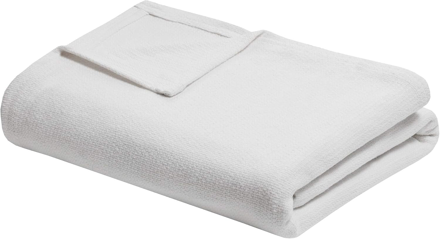 Madison Park Freshspun Wicker bomuldstæppe Twin Grå senge og tæpper Madison Park Cream Color Twin