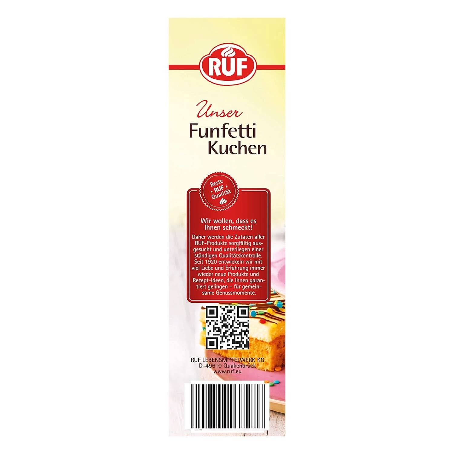 RUF Blanding til kager, forskellige farver Glasurer og Decor Naty Shop