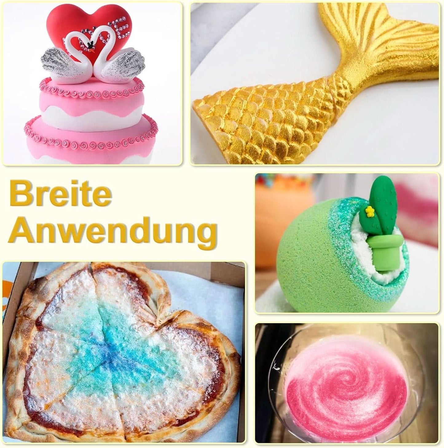 Spiselig glitter, 5 gram Glitter Nati Shop