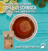 Nananatura'S Original LEMON BLISS TEA 85G | Frugtagtig og forfriskende sommerurtete | Som kold te, iste eller klassisk varm | Med blomster, blade og solmodne bær | Intet sukker
