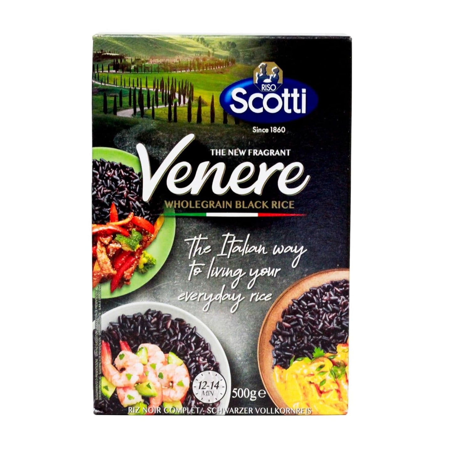 Scotti Sort fuldkornsris Riso Nero Venere 500 g