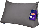 Læsepude Traumnacht Cosy Rygpude, 70 x 40 cm mørkegrå, aftageligt og vaskbart betræk af 100% polyester, praktisk sidelomme, Øko-Tex certificeret, produceret efter tyske kvalitetsstandarder