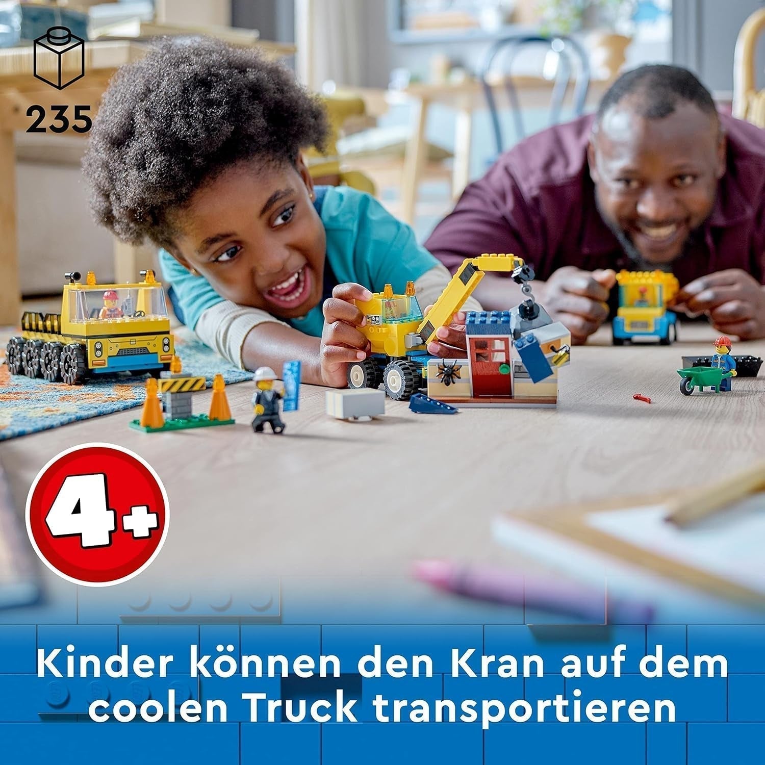 LEGO 60391 City Construction Vehicles og Wrecking Ball Kran, gravemaskine, dumper og transportkøretøjer Legetøj, pædagogisk legetøj til børn fra 4 år og op Byggesæt Besuche den LEGO-Store