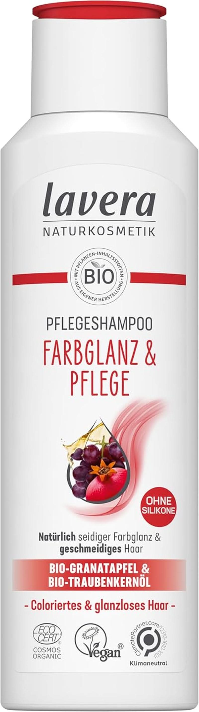 Lavera Care Shampoo Color Shine & Care, vegansk, 250 ml Brusebad og bad Naty Shop