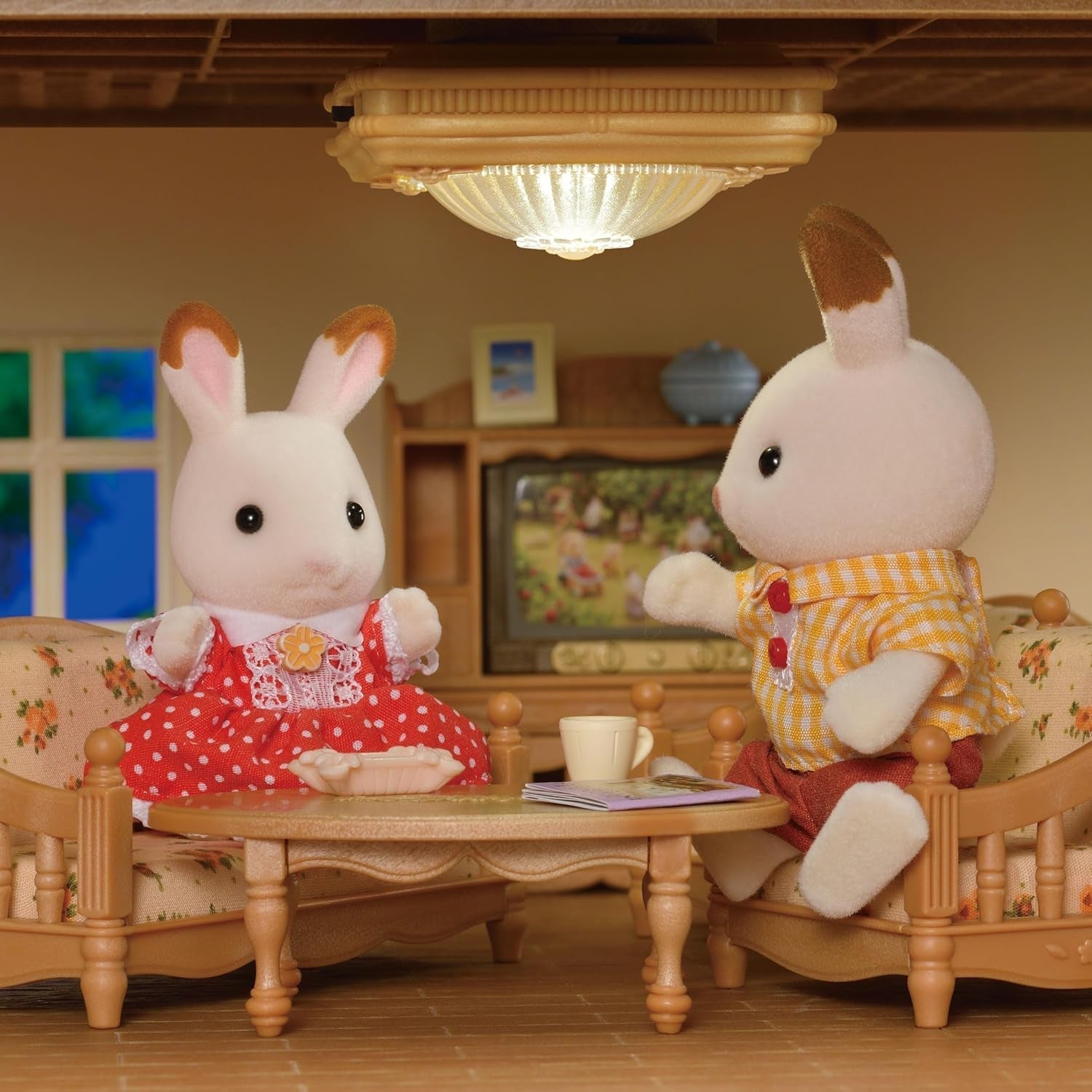 Sylvanian Families 5528 Loftslampe - Dukkehusmøbler Brun Naty Shop Dukker