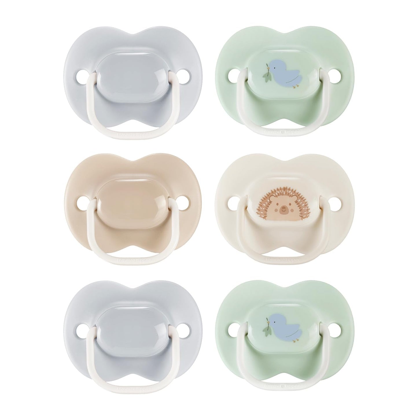 Tommee Tippee Anytime-sutter, 0-6 måneder, pakke med 6 symmetriske sutter, BPA-fri