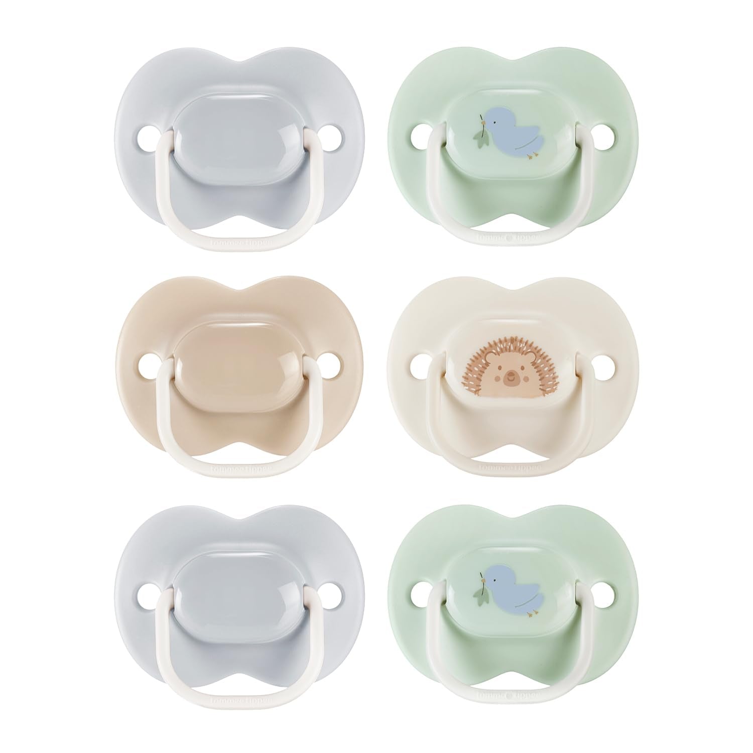 Tommee Tippee Anytime-sutter, 0-6 måneder, pakke med 6 symmetriske sutter, BPA-fri