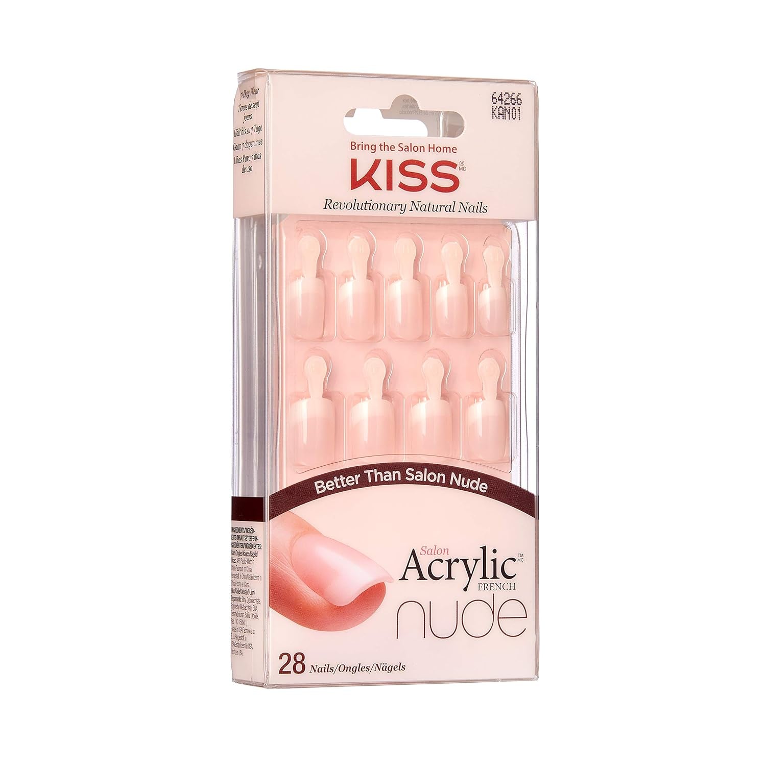 Kiss Nude Nails Cashmere & Nude Nails Fantastiske negle