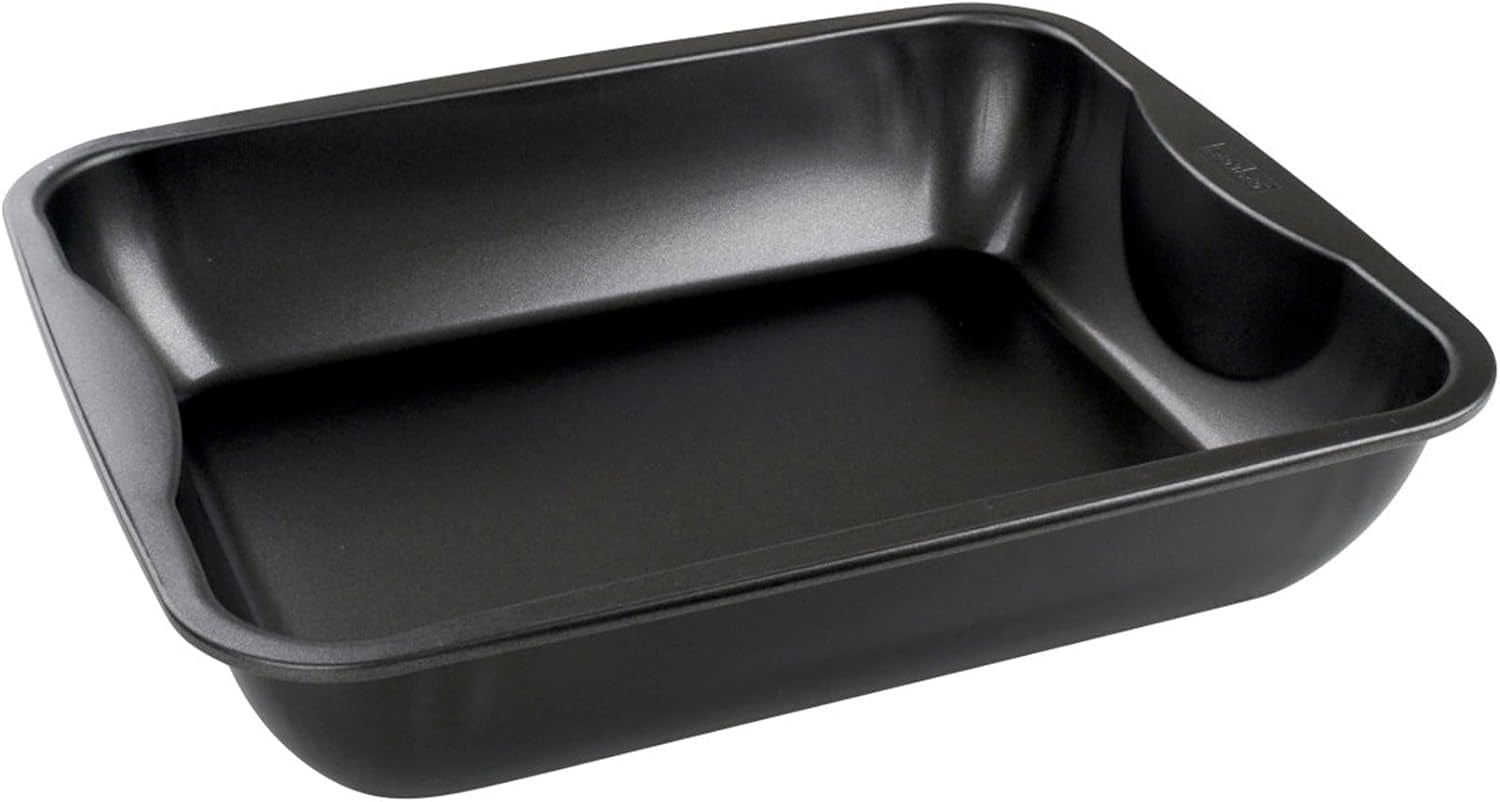 Zenker Xxl-Brat- Und Auslaufform (40 X 8 X 34 Cm) SPECIAL MADLAGNING, Rechteckige Ofenform Mit Antihaftbeschichtung, Backblech Für Krosse Braten & Saftige Aufläufe (Farbe: Schwarz), Menge: 1 Stück Forme og bakker til bagning Naty Shop