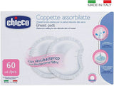 Chicco Naturalfeeling Antibakterielle tamponer, 60 stk Mad og ammetilbehør Bebe Naty Shop