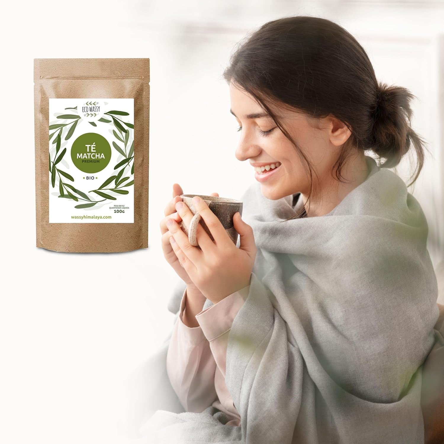 Japansk Matcha te, premium kvalitet, pulver. 100% naturlig. Reducerende grøn te, kraftfuld afgiftningsmiddel og antioxidant. Rendyrket matcha - Oprindelse: Japan (100 g)