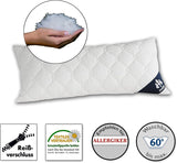 Irisette Micro Thermo pude - Made in Germany - Pude med aftageligt blødt mikrofiberbetræk, 40 X 80 Cm, Øko-Tex certificeret Naty Shop standard puder Single 1 pakke-40 X 80 Cm