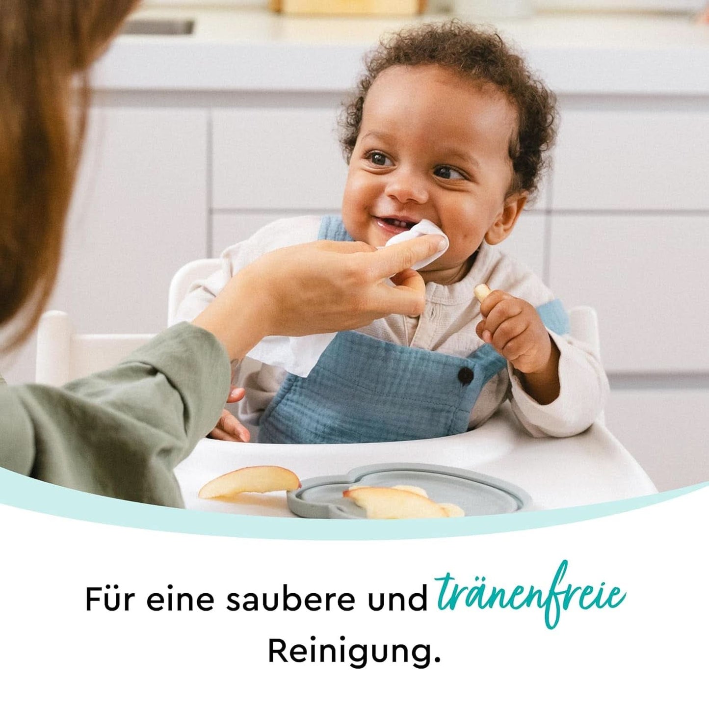 LILLYDOO Feuchttucher Gesicht und Hände 160 Stück (8 X 20), 100% Plastikfrei Naty Shop