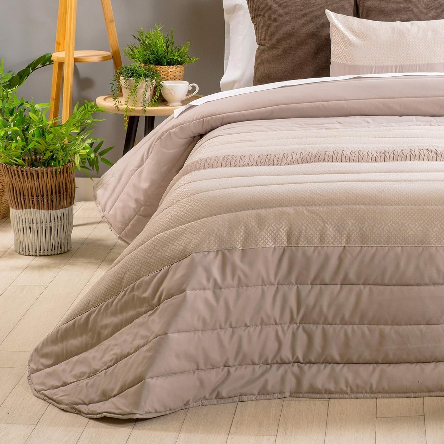 Spring 3 dynebetræk, creme, til 135 cm brede senge Dyner og dyner Naty Shop