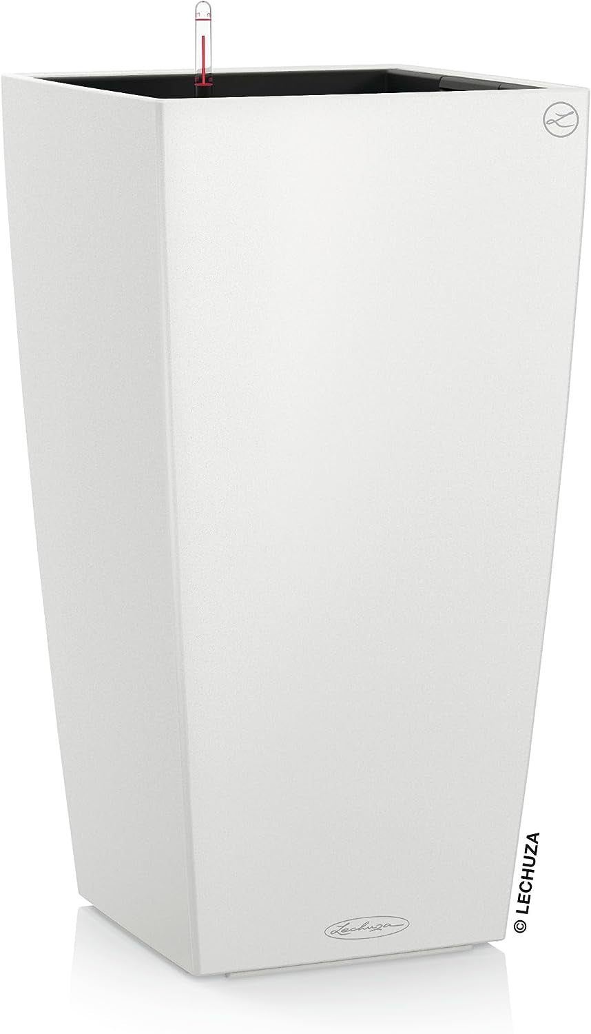 LECHUZA CUBICO Farve 30 skifergrå 13138, 29,5x29,5x56,5 cm