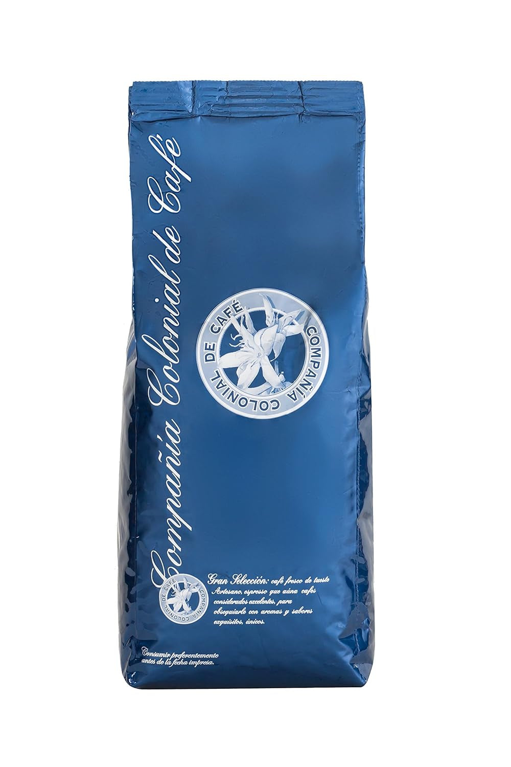 100 % naturlige Arabica-kaffebønner 1 kg – intenst ristet espressokaffe med en blanding af colombiansk og brasiliansk oprindelse – Fair Trade.