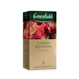 Greenfield Cherry Blossom, Hibiscus, Hyben, Æble, Hindbær, Blackberry, Teposer (2G X 25), 50G