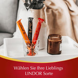 Lindt Chokolade | LINDOR mælkechokoladestænger, Kampagnetilbud | 100 g | 4 LINDOR mælkechokoladebarer med smelte-i-mund-fyld | Chokoladestænger (pakke med 3)