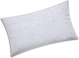 V.I.P. Meget vigtig pude V.I.P. Memory Flake Pude Hvid Pude 45 X 75 cm Polyester Quiltet Betræk Super åndbar Blød Made in Italy Naty Shop Standard Puder