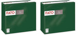 - Blødhed og blødhed engangspapirservietter 40 pakke vævsstørrelse 38X38 4 fold 2 lag skovgrøn 100 % rent cellulosepapir Fsc-certificeret (2 pakke)