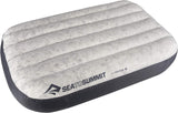 Sea to Summit - Eros dunrejsepude L - Ultralet og oppustelig - 10D materiale - Premium dunpude - Skridsikker - Til vandring og camping - 42 X 28 X 12 Cm - Grå - 95 G Naty Shop Grå rejsepuder 1 stk (1 pakke)