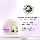Pantene Pro-V Silky & Glowing Hair Rescue intensiv hårmaske med Biotin og Keratin Reconstruct 300ml. Hjælper med at reparere tørt, beskadiget eller fremhævet hår Naty Shop Hair Mask