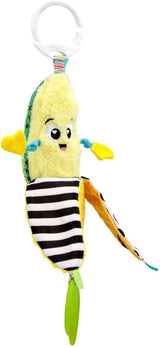LAMAZE Bea the Banana, Clip on klapvogn og klapvogn Nyfødt legetøj, sanselegetøj til baby med farver og lyde, udviklingslegetøj til drenge og piger 0-24 måneder, gult babylegetøj Naty Shop