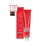 Schwarzkopf IGORA Royal Premium Hårfarve 6-68 mørk blond chokoladerød, 1 pakke (1 x 60 g) Hårfarve Naty Shop