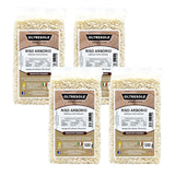 Artisanal italiensk Arborio-ris, storkornet og stivelsesholdige ris, ideel til supper, risottoer og rissalater, vakuumpakket i 2 1 kg poser