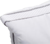 Gözze - Pude med inderpude 150G og klimabånd, inklusive refillpose, 40 X 80 Cm - White Naty Shop standard puder