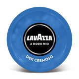 Lavazza A Modo Mio Dek Cremoso, 256 kaffekapsler, til koffeinfri espresso med aromatiske noter af mandler og canditis, 100% Arabica, intensitet 7/13, mellemristet, 16 pakker