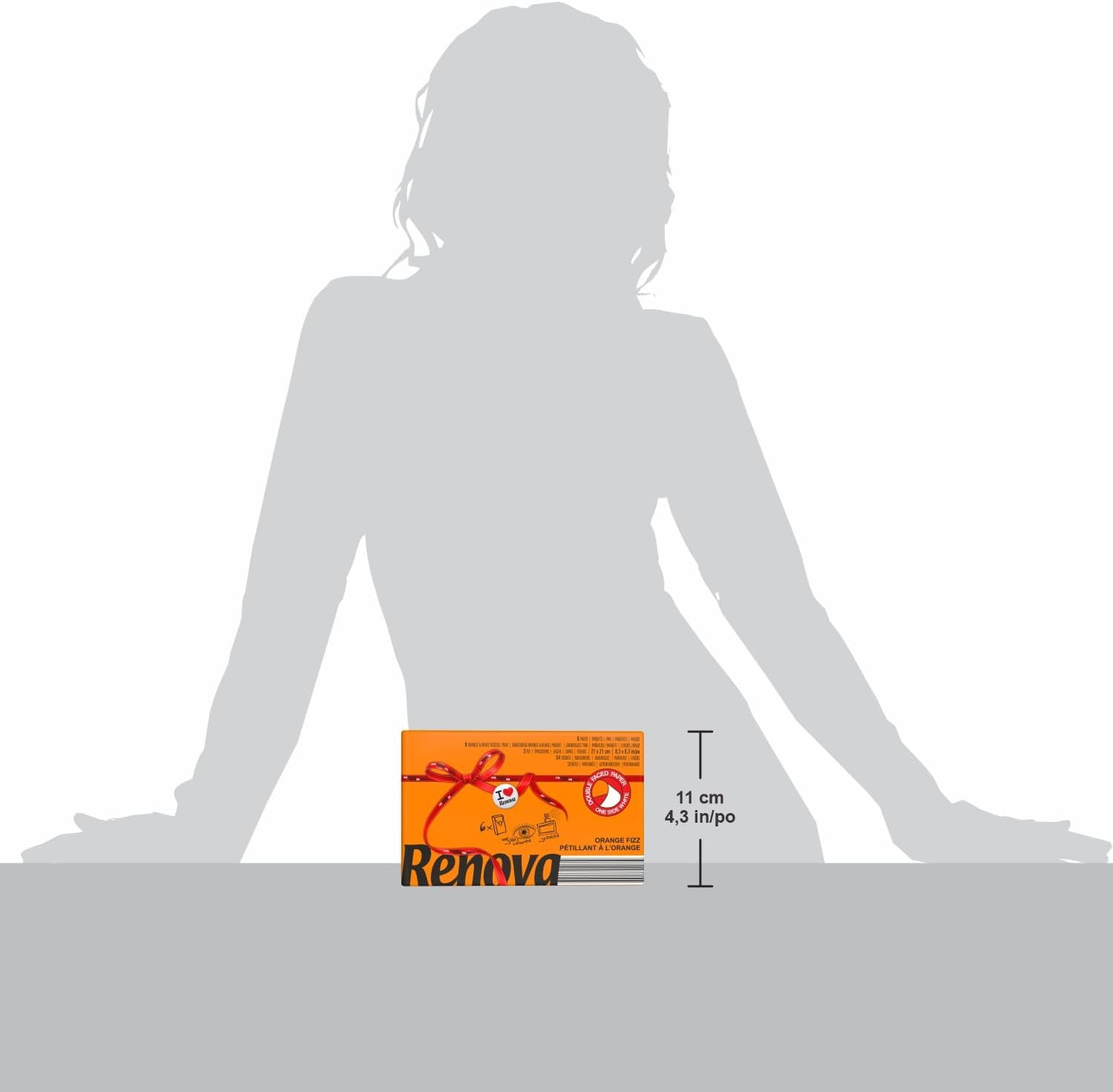 RENOVA ORANGE FIZZ Pocket Tissues 6 pakker
