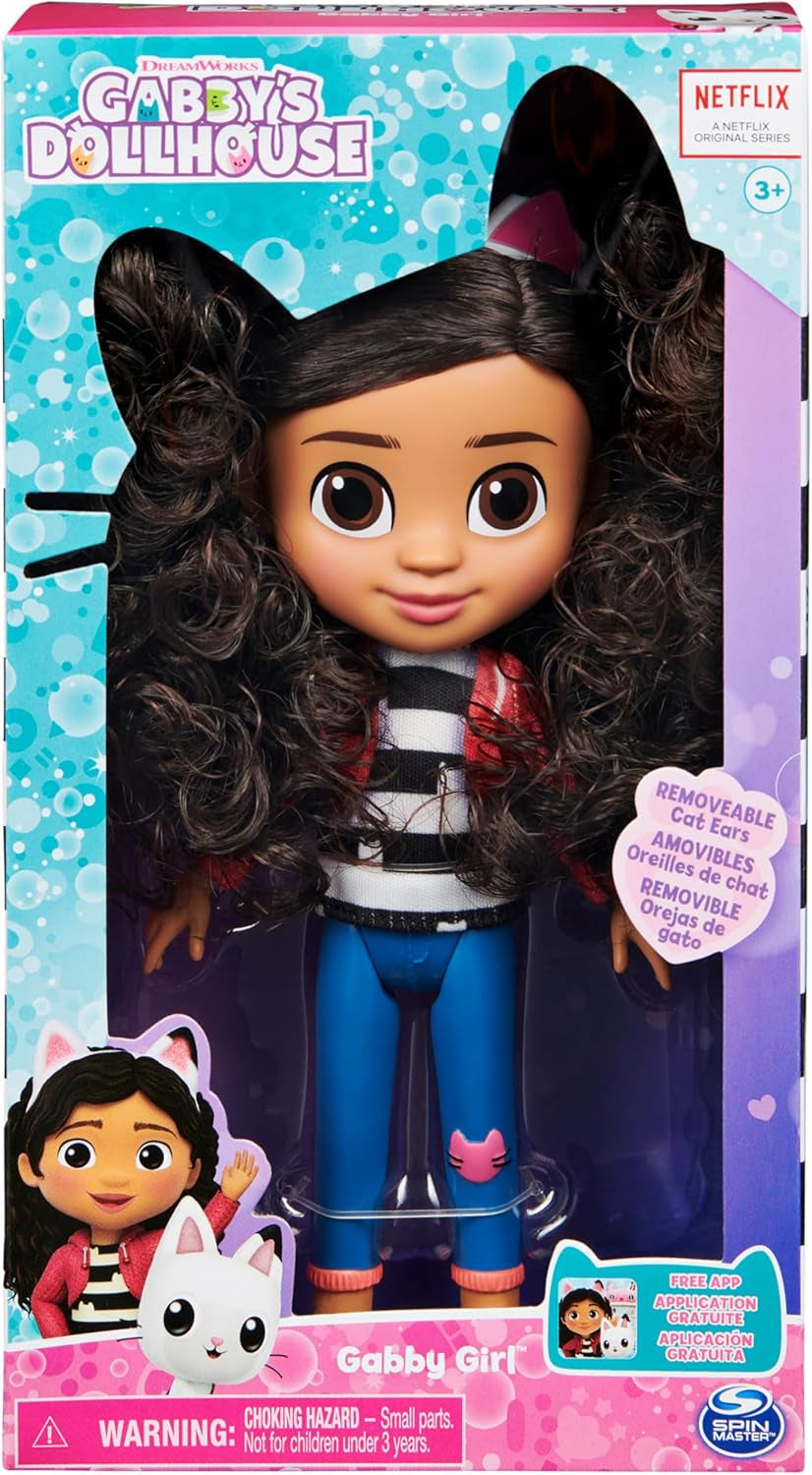 GABBY'S DREAMWORKS DUKKEHUS - 20 cm Gabby pigedukke, egnet til alderen 3 og opefter