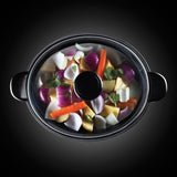 Russell Hobbs Slow Cooker, 3,5 liter non-stick, rustfrit stål, 3 temperaturindstillinger og holde varm funktion, 160W Slow Cooker Naty Shop